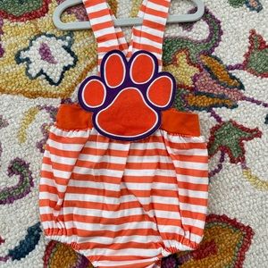 2t Clemson Sunsuit